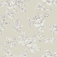 VLIESTAPETE Pollington Roses Natural - Naturfarben, Papier/Kunststoff (52/1000cm) - Graham & Brown