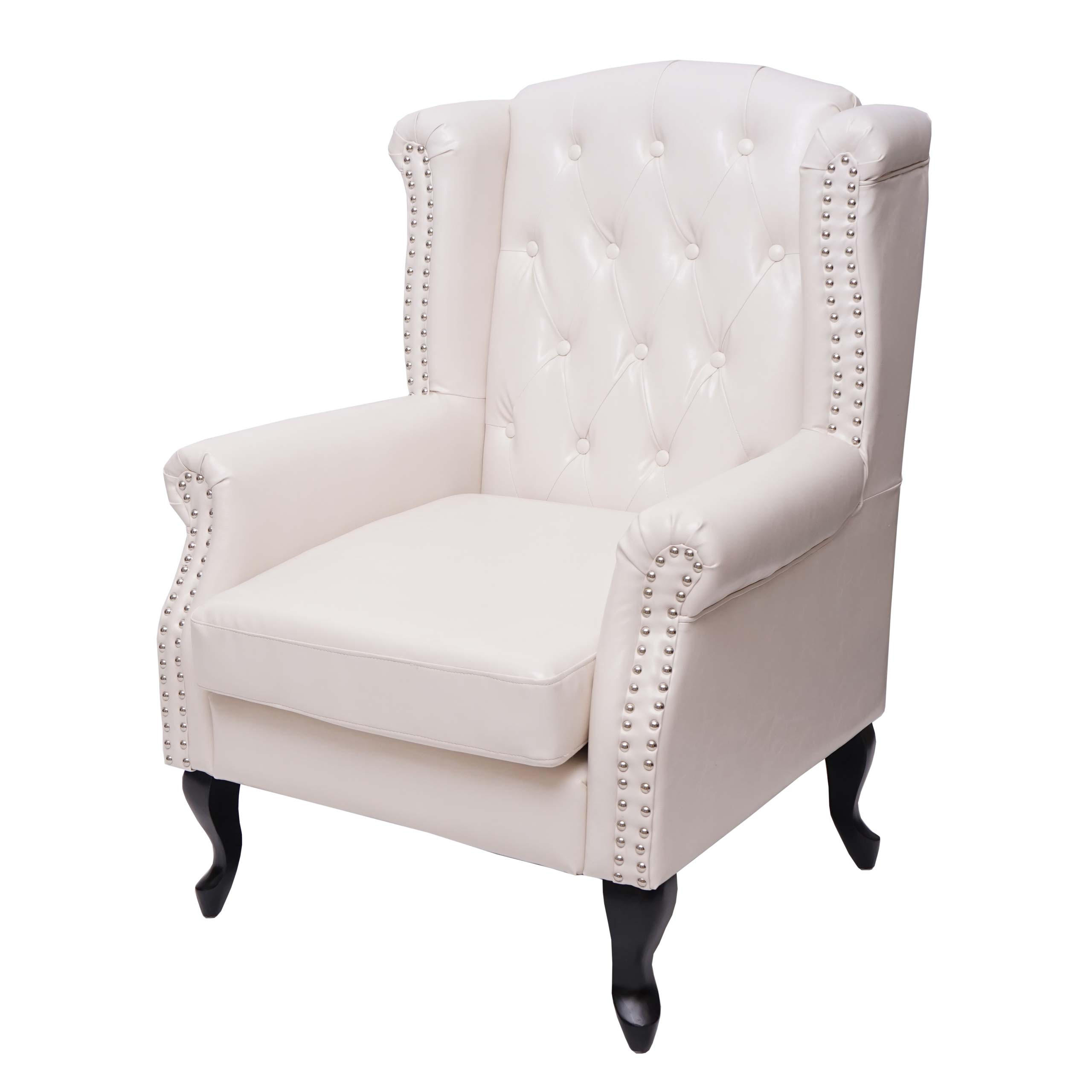 RELAXSESSEL Cremeweiß - Weiß, Textil (75/102/80cm) - MCW