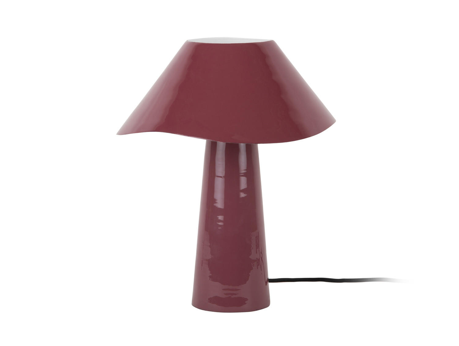 TISCHLAMPE Ameno 28/28/33 cm - Lila, Metall (28/28/33cm) - Leitmotiv