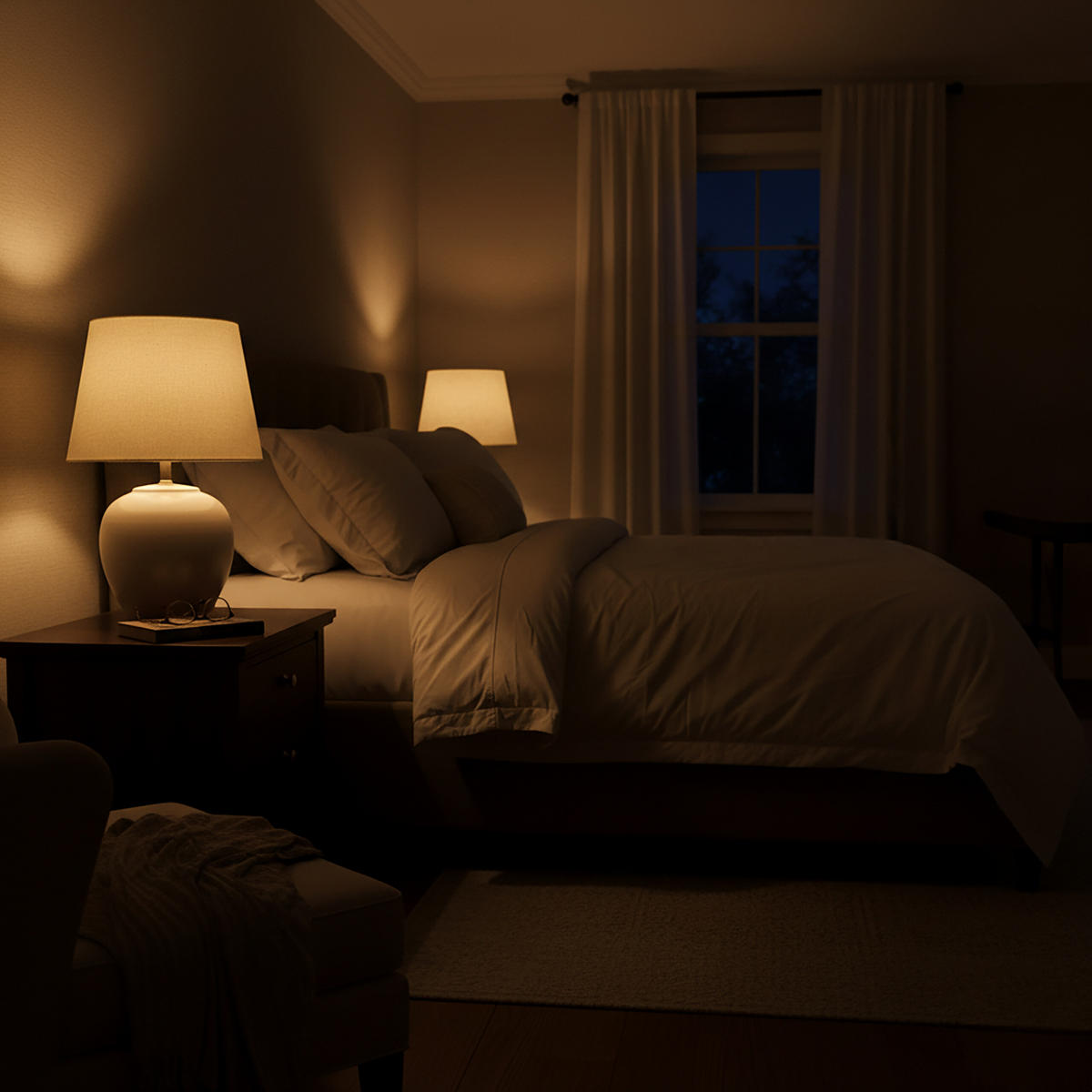 TISCHLAMPE - Multicolor, Keramik/Textil (30/30/45cm) - Relaxdays