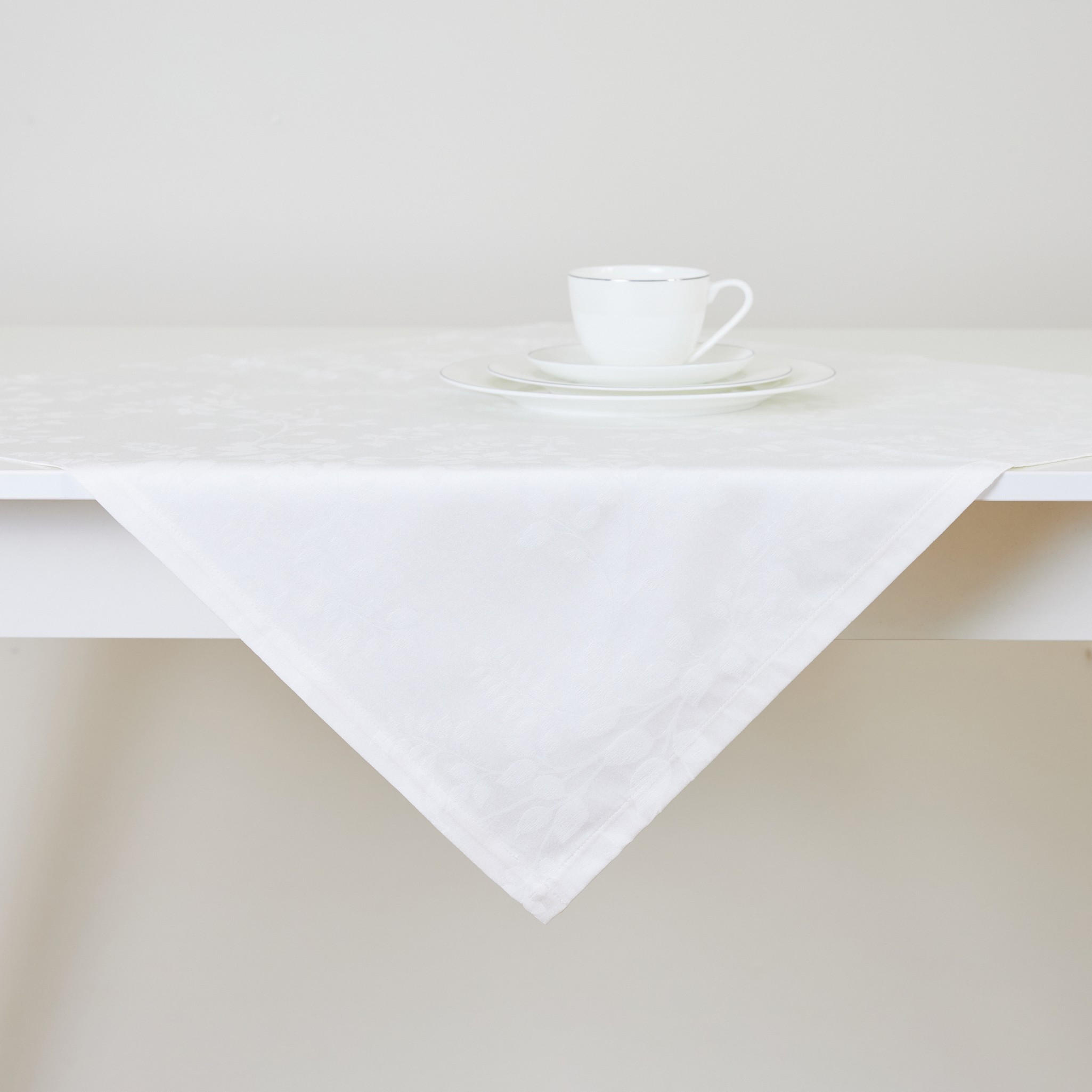 TISCHTUCH Cador - Weiß, Textil (80/80/1cm) - home&you