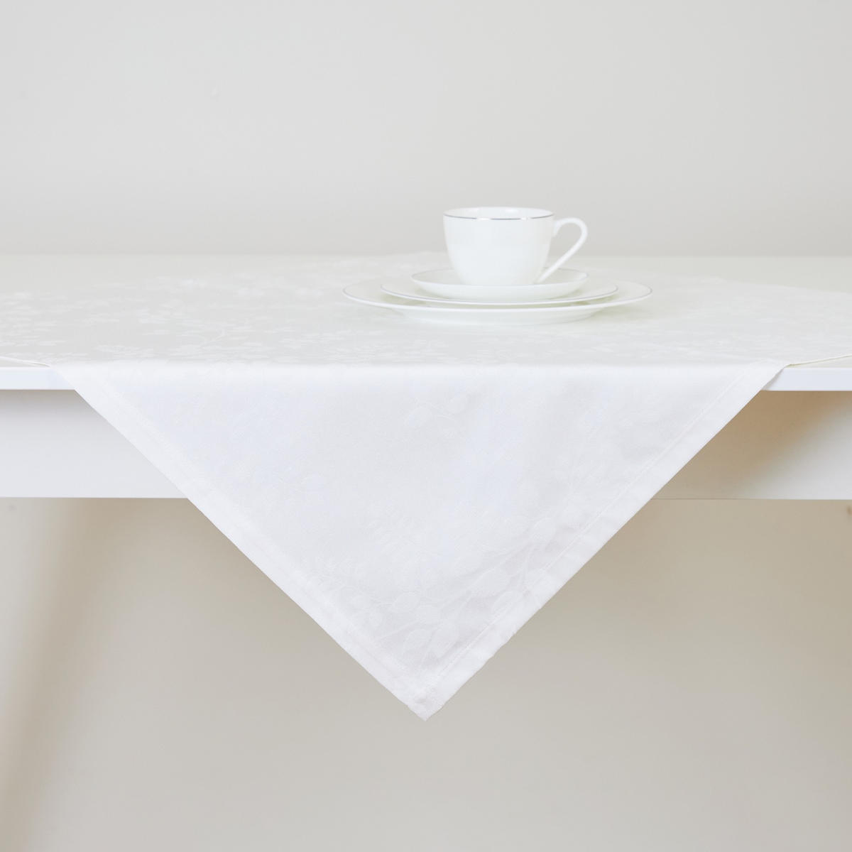 TISCHTUCH Cador - Weiß, Textil (80/80/1cm) - home&you