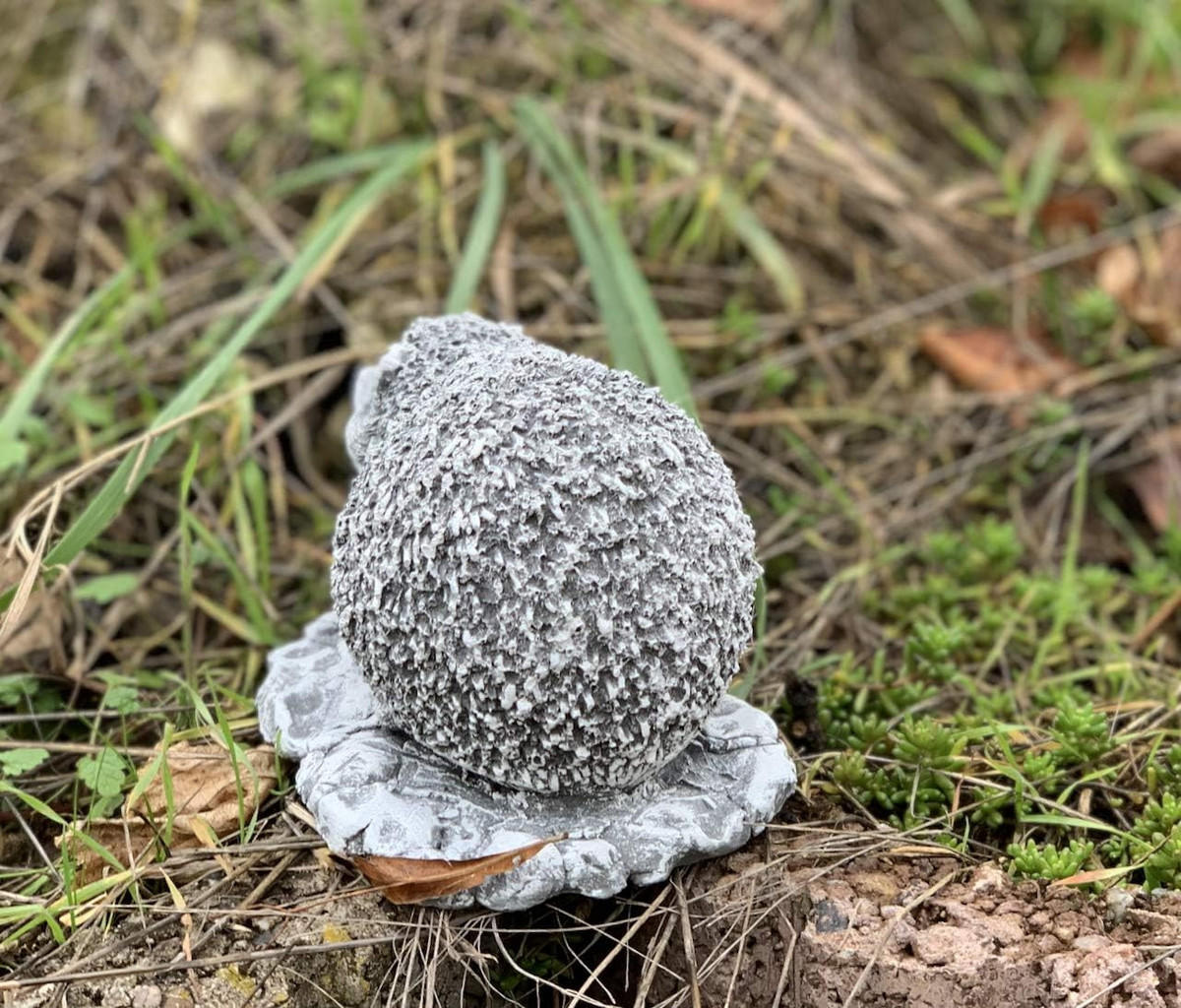 STEINFIGUR Igel Little Ferdi, frostfest, Steinguss - Grau, Stein (11/8/14cm) - stoneandstyle