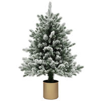 WEIHNACHTSBÄUME Grün 60.0/60.0/100.0cm - Grün, Kunststoff (100cm)