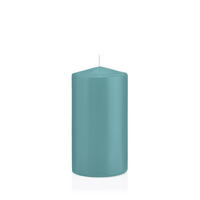 STUMPENKERZEN Türkis Ø 78 x 150 mm, 8 Stück - Türkis, Paraffin (8/15cm) - Wiedemann Kerzen