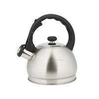WASSERKESSEL mit Pfeife 1,8l 7741 - Silberfarben, Metall (16.5cm) - Kinghoff 
