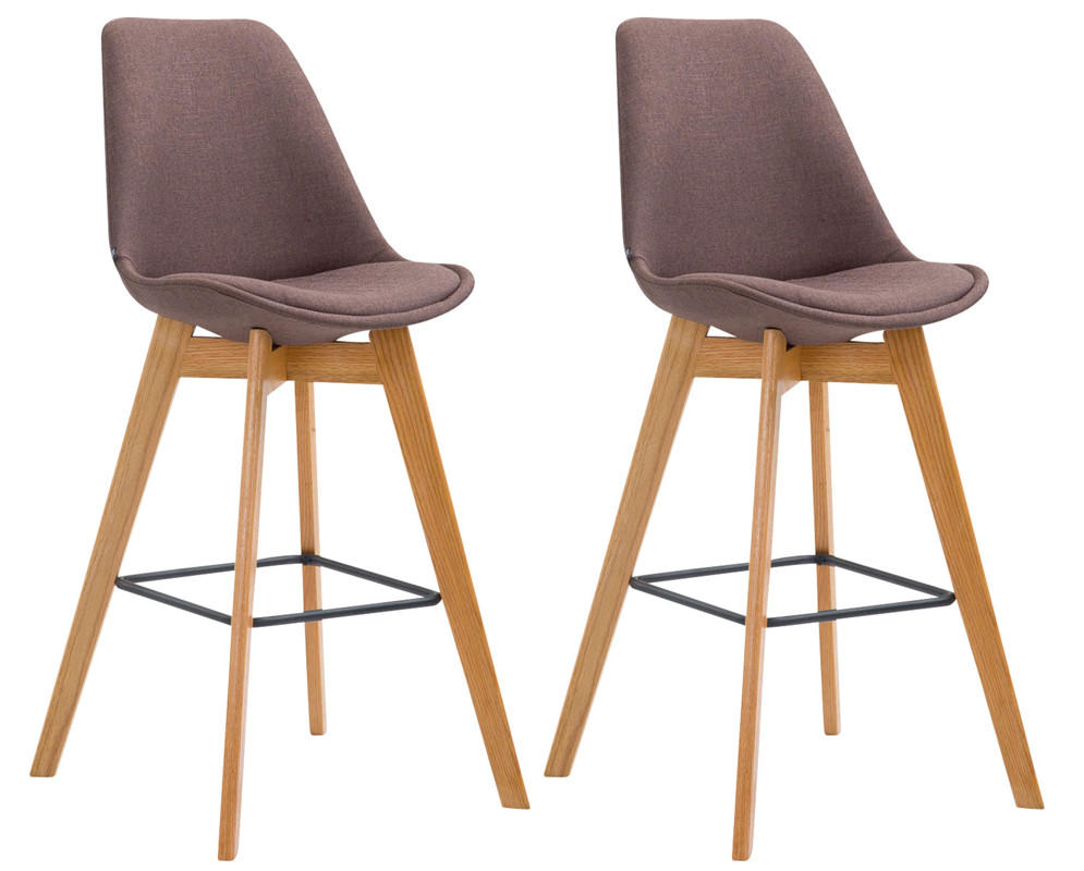 Deluke Barhocker Braun 48x112x56 cm