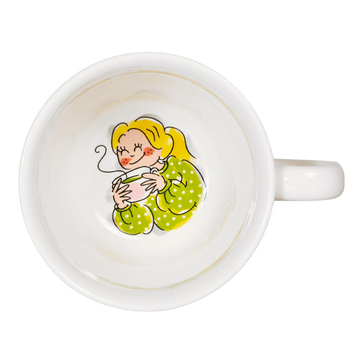 SUPPENSCHALE Grüne Suppe in Bunt - 14cm - Multicolor, Keramik (12.7/16.2/9.7cm) - Blond Amsterdam