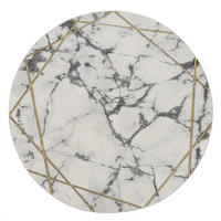KURZFLORTEPPICH 160/160 cm Kraft 523 - Goldfarben, Kunststoff (160/160cm) - Paco Home