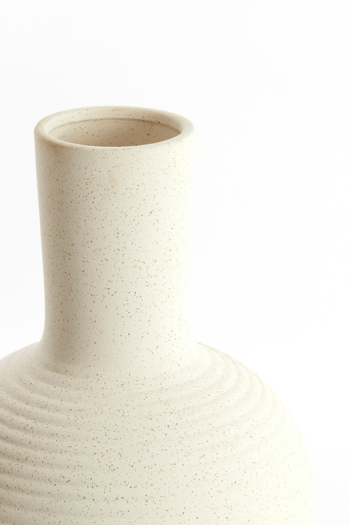 VASE Ulloa Weiß Ø28,5/42 cm - Weiß, Keramik (42cm) - Light & Living