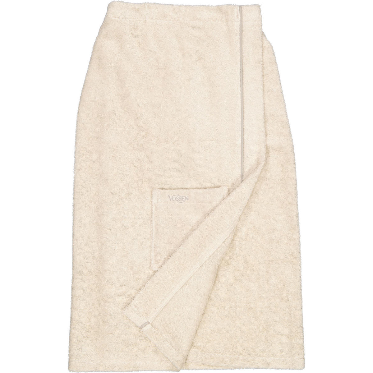 SAUNAKILTS DAMEN LIVINA STONE - 7160 - Grau, Textil (80/140cm) - Vossen