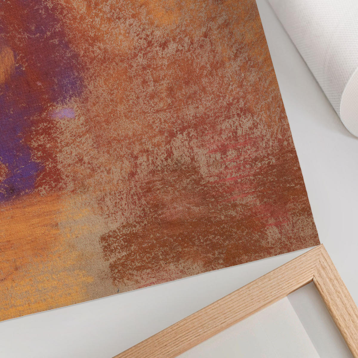 POSTER - 59x84 cm - Odilon Redon - Ein Blumenstrauß - Braun, Textil (59/84/0.1cm) - TULUP