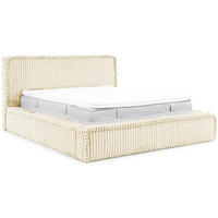 POLSTERBETT MESUT - Creme, Textil (120/200cm) - Meblini