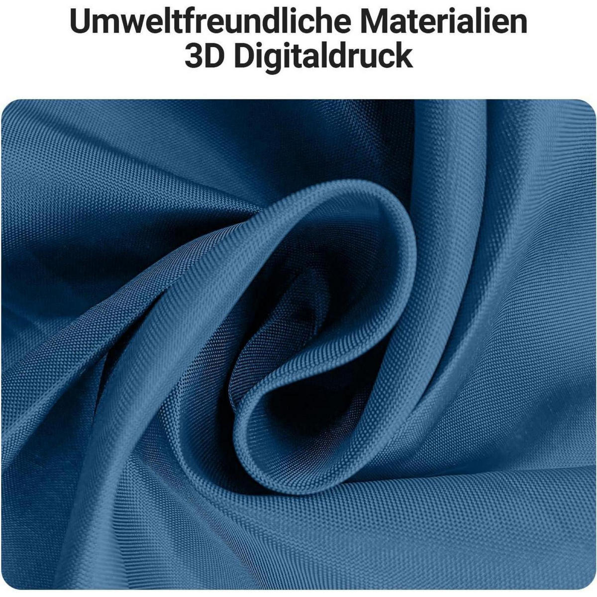 DUSCHVORHANG Dunkelblau 300 x 200 cm - Dunkelblau, Textil (300/200cm)
