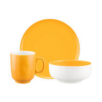 FRÜHSTÜCKS-SET Sento Home Pure Colors Mango Orange 18-tlg. - Orange, Keramik (2/2/2cm) - Seltmann Weiden