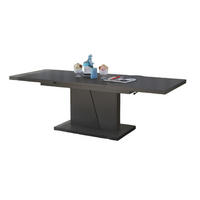 COUCHTISCH rechteckig Anthrazit matt ausziehbar höhenverstellbar - Anthrazit, Holzwerkstoff (70/120/60cm) - designimpex
