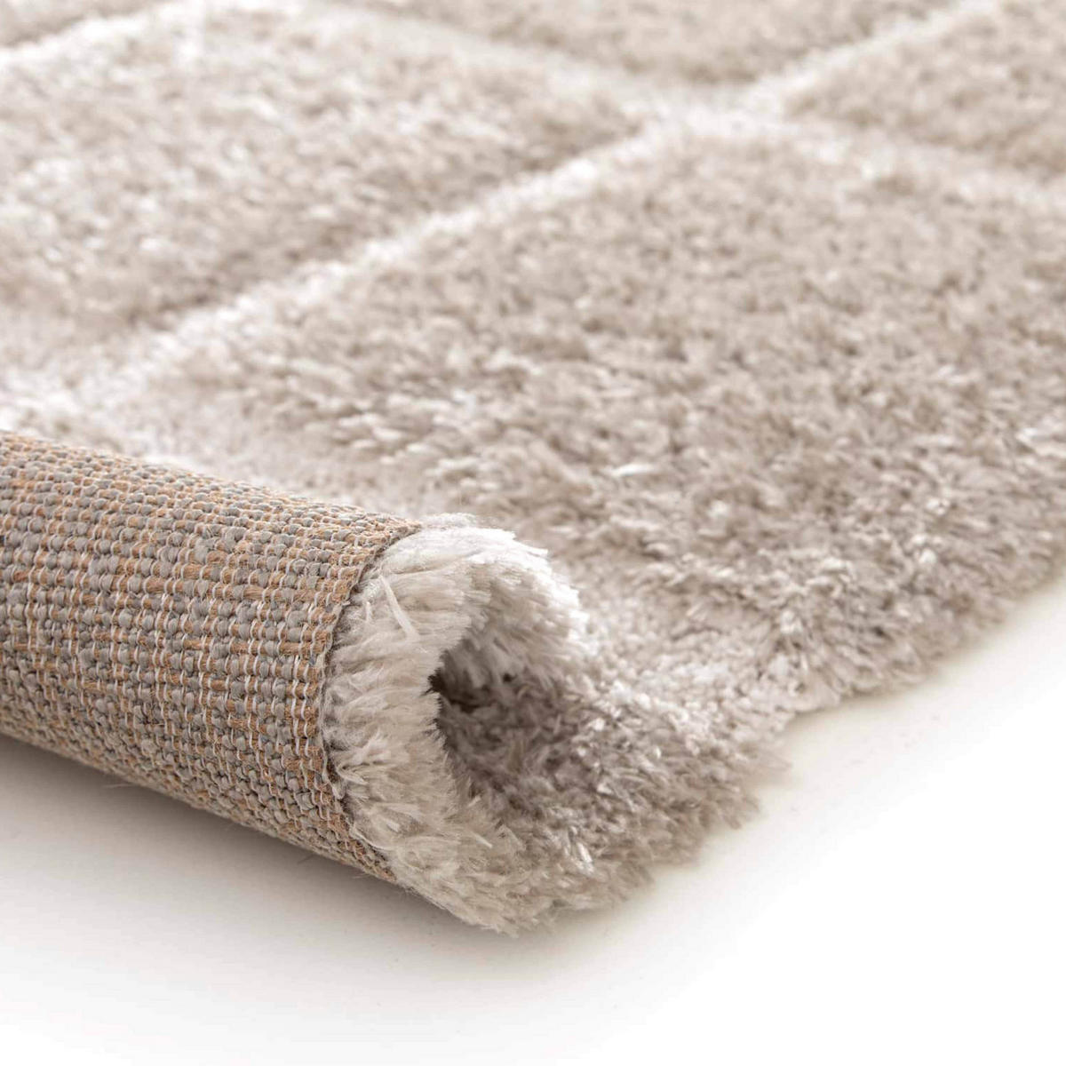 TEPPICH, Taupe - Taupe, Textil (120/170cm) - Oviala