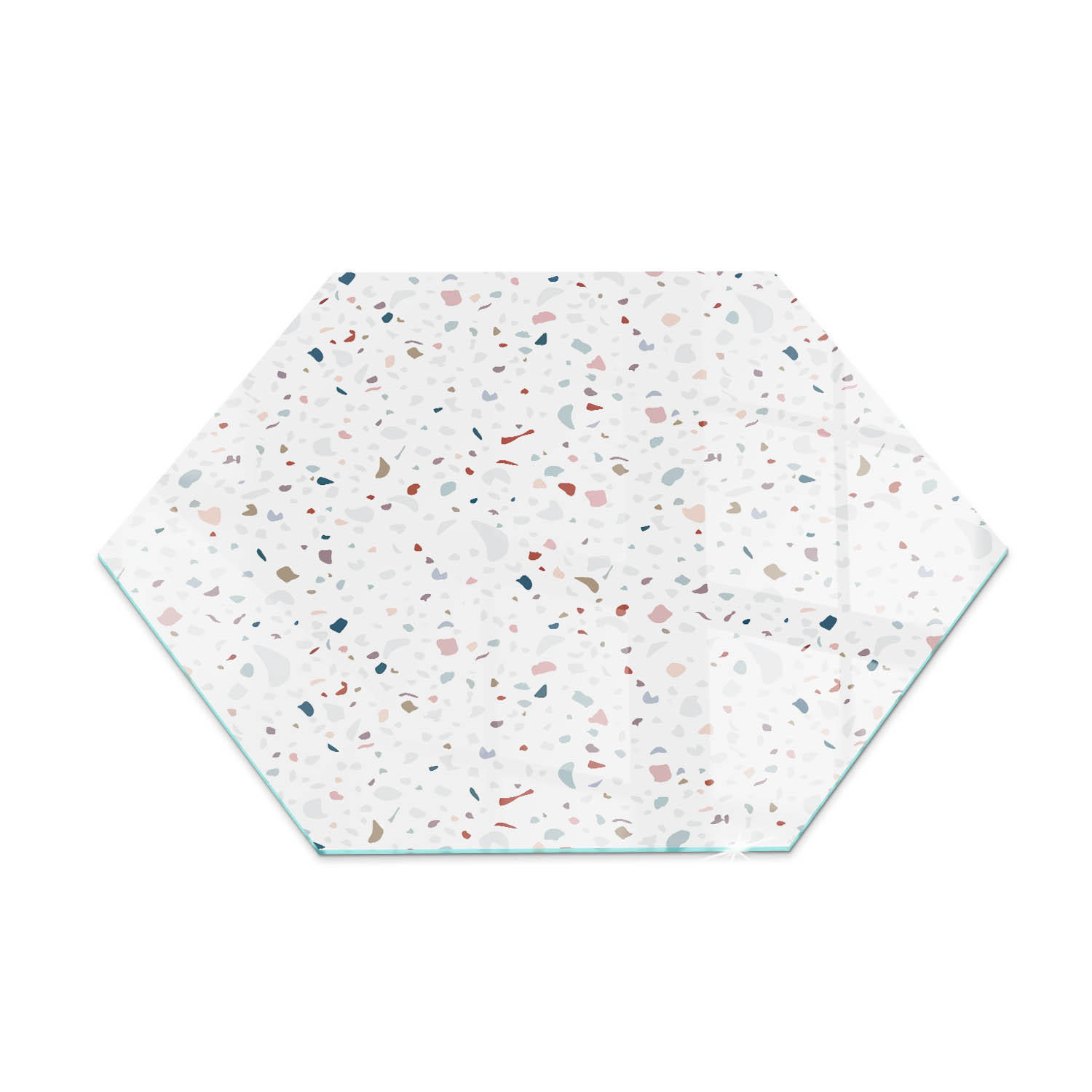 GLASPLATTE für Kamin h40 cm Weiß - Weiß, Glas (40/40/0.4cm) - ArtPrintCave