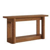 KONSOLENTISCH Holzoptik Braun 160×30×80 cm - Akaziefarben, Holzwerkstoff (30/160/90cm) - Quality Elegance