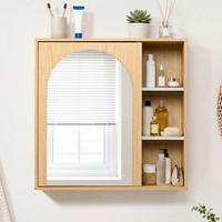 SPIEGELSCHRANK 60cm - Akaziefarben, Holz (20/60/60cm)