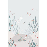 VLIESTAPETE Ocean Field, Leben unter Wasser 2m x 3m , Mehrfarbig - Multicolor, Papier (300/200cm) - Lilipinso