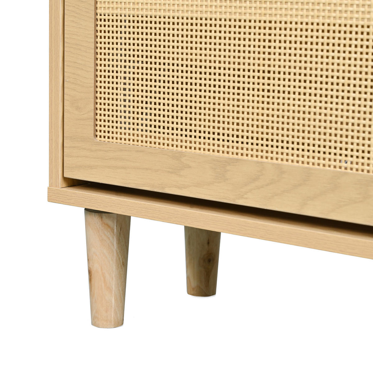 SIDEBOARD 120/76,5/40 cm Walnuss aus Spanplatte und Massivholz mit 6 Schubladen - Eichefarben, Holzwerkstoff (40/76.5/120cm) - OKMYHOME