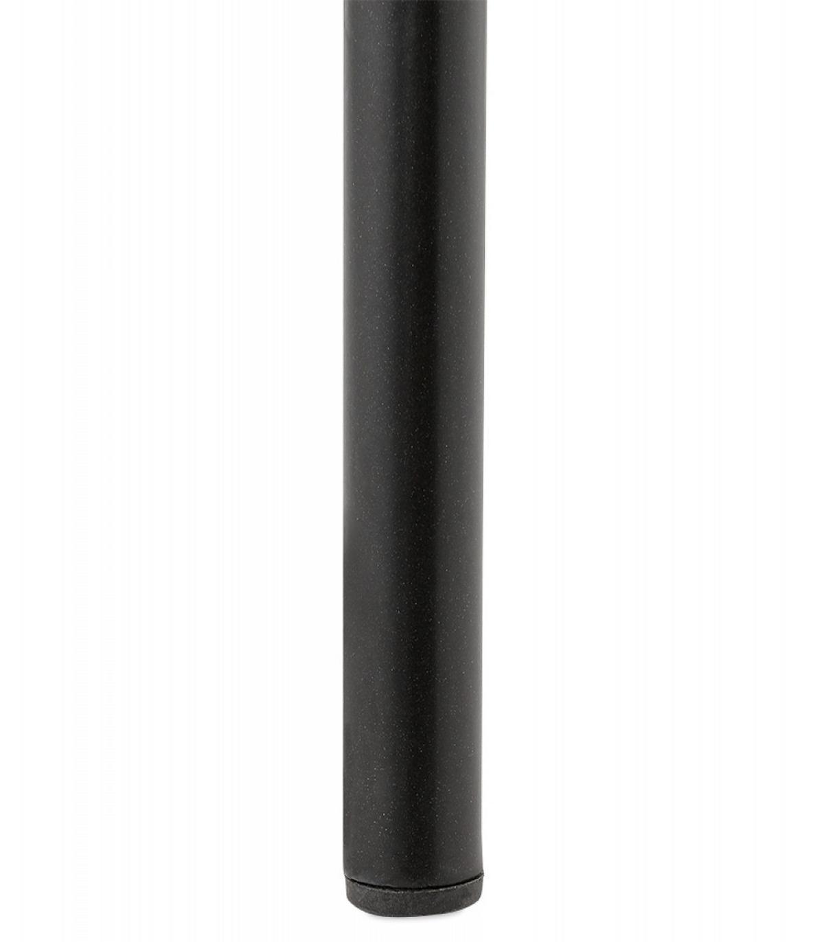 BARHOCKER mittelhoch mit Mikrofaser Sitz und Metallgestell GIRON, Braun 41x41x89 cm - Schwarz/Braun, Textil/Metall (41/89/41cm) - KADIMA DESIGN