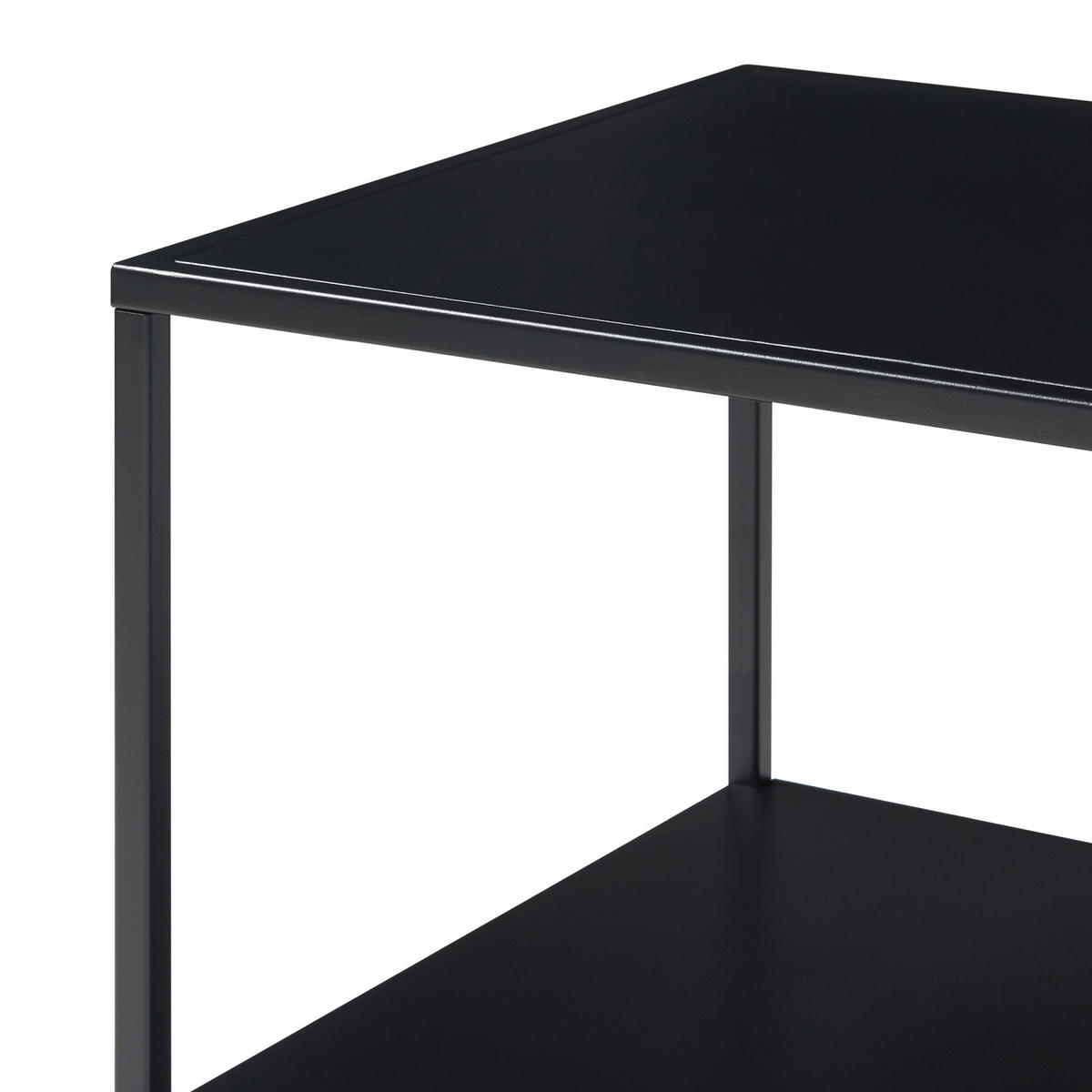 COUCHTISCH Ruokolahti 102/43/46 - Anthrazit, Metall (102/43/46cm) - [en.casa]