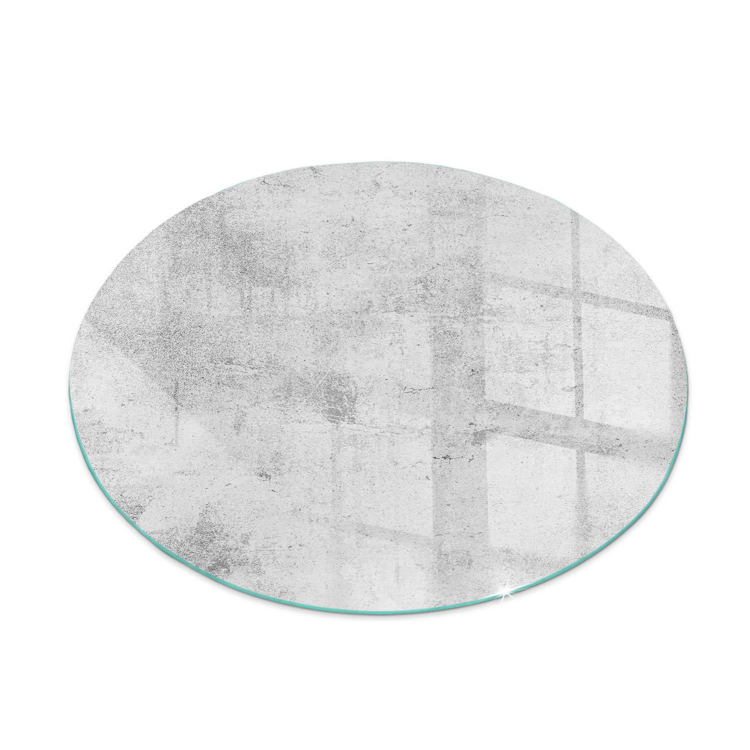 ArtPrintCave Glasplatte Grau 100x100x0.4 cm