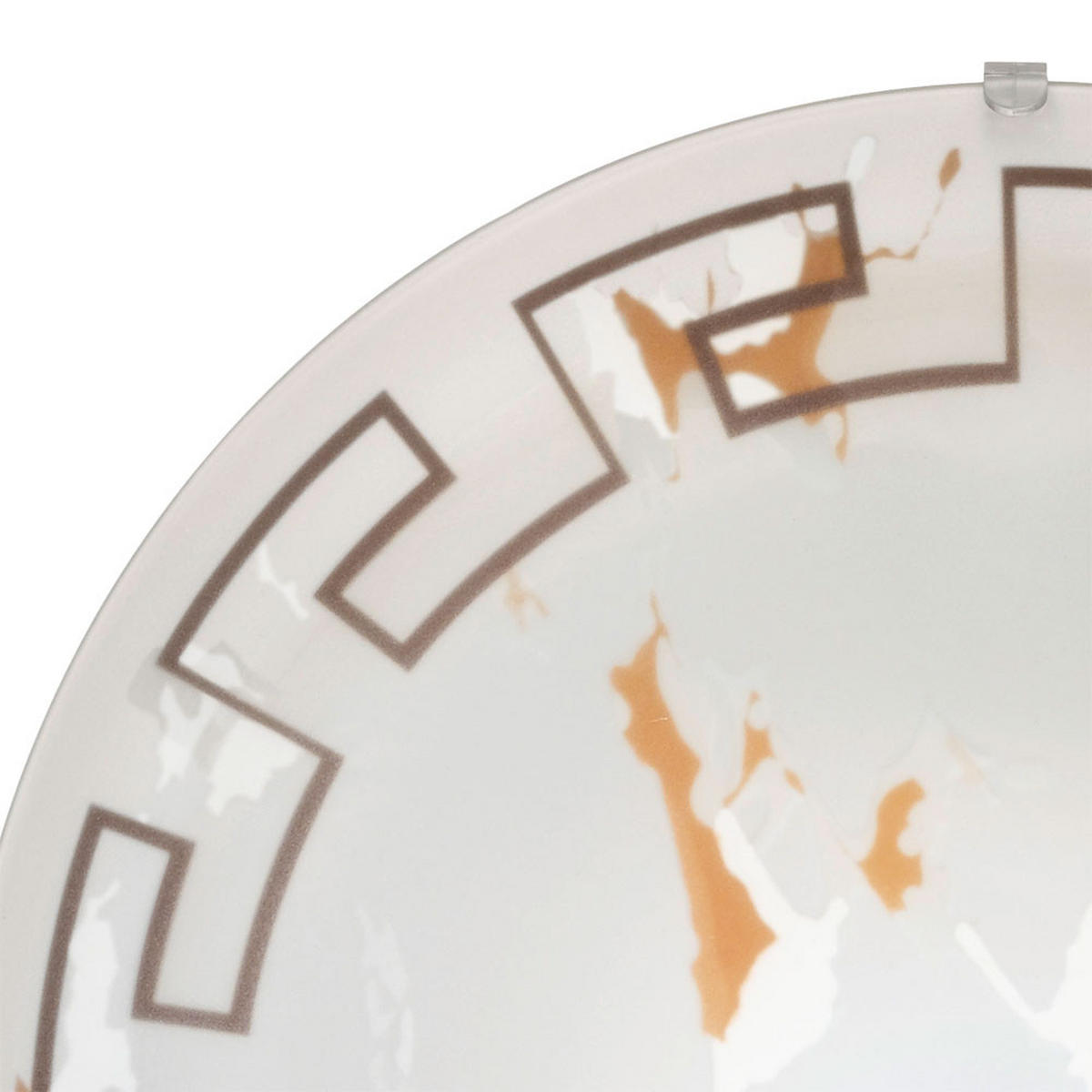 LED DECKENLEUCHTE Twister Weiß - Weiß, Glas (39.5/39.5/10cm)