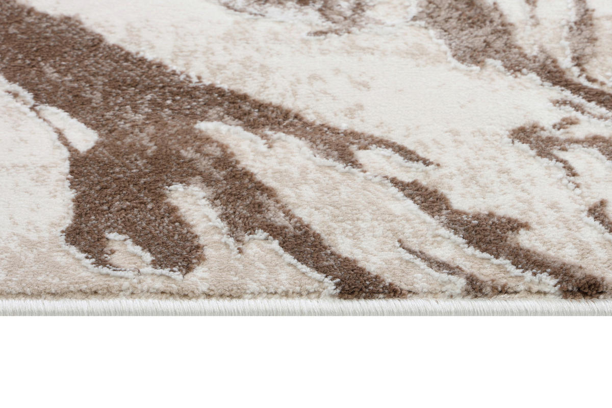 TEPPICH COMO Hellbraun 140/200 cm - Hellbraun, Kunststoff (140/200cm) - Tapiso