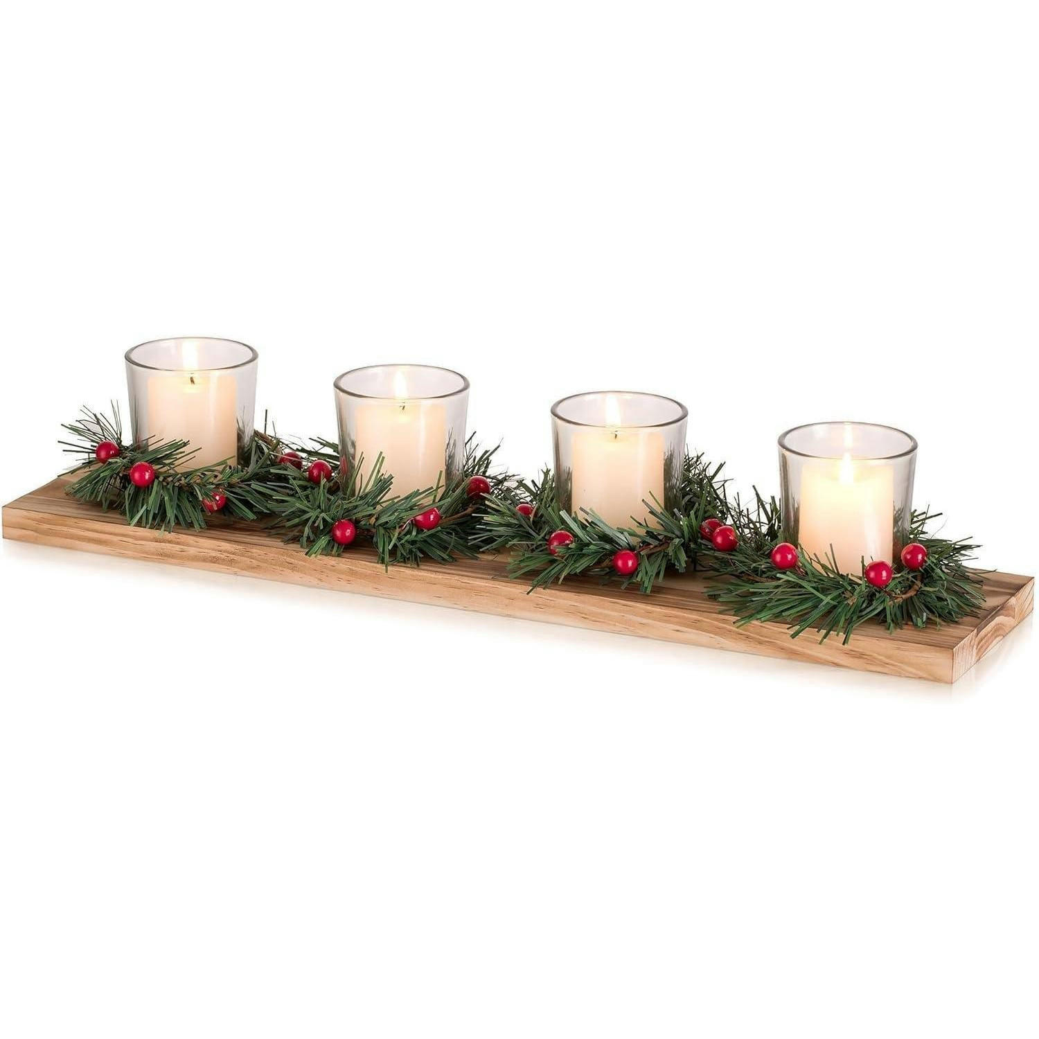 XXXLutz Adventskranz Braun 10.5x9x41.5 cm