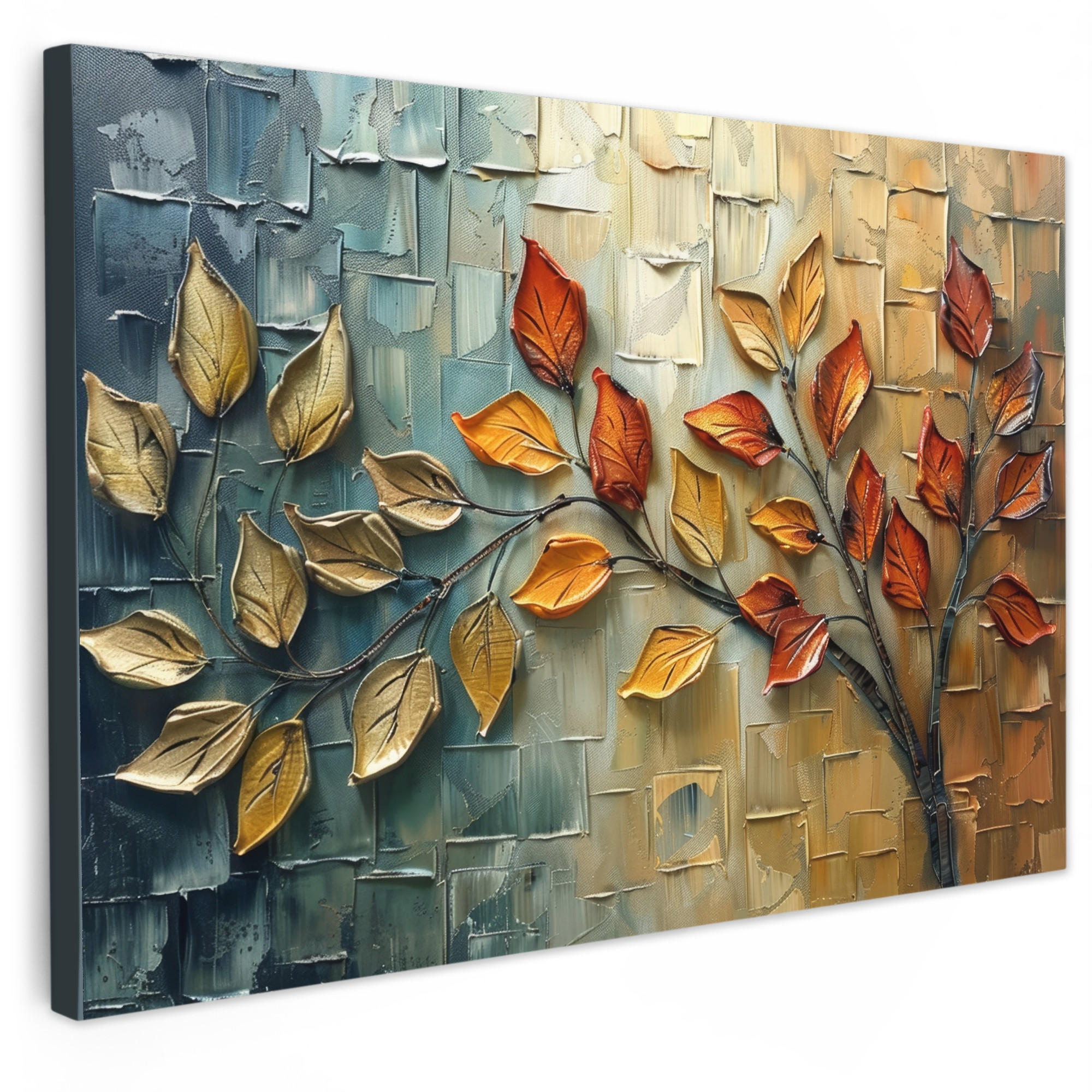 MuchoWow OBRAZ NA PLÁTNĚ Strom - abstraktní - příroda - umění 120x80 cm