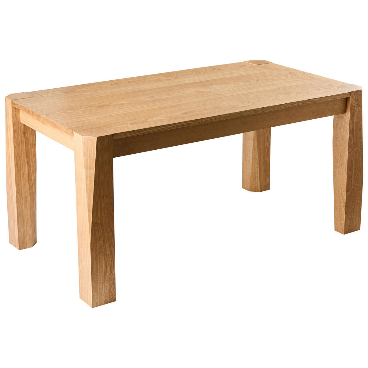 JÍDELNÍ STŮL vysunovací Světlý Jasan 160-200/90 cm Mission - hnědá, kompozitní dřevo (160/90/78cm) - Beliani