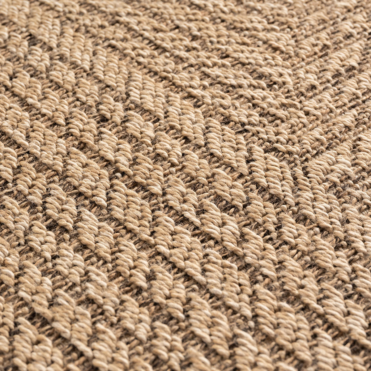 TEPPICH In-/Outdoor Jute-Optik Flachgewebe Unicolor Polypropylen Beige Läufer 80x250 - Beige, Textil (80/250cm) - KADIMA DESIGN