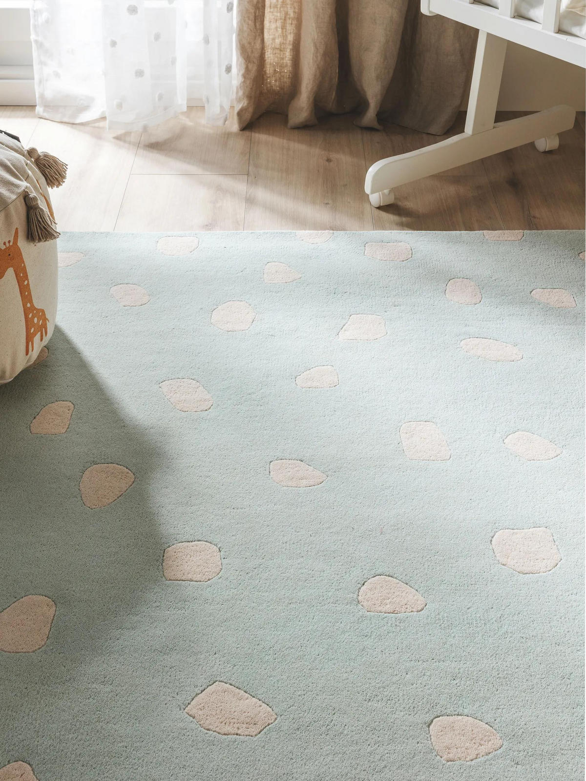KINDERTEPPICH Savannah Mint 120x170 cm - Mintgrün, Textil (120/170cm) - Lytte