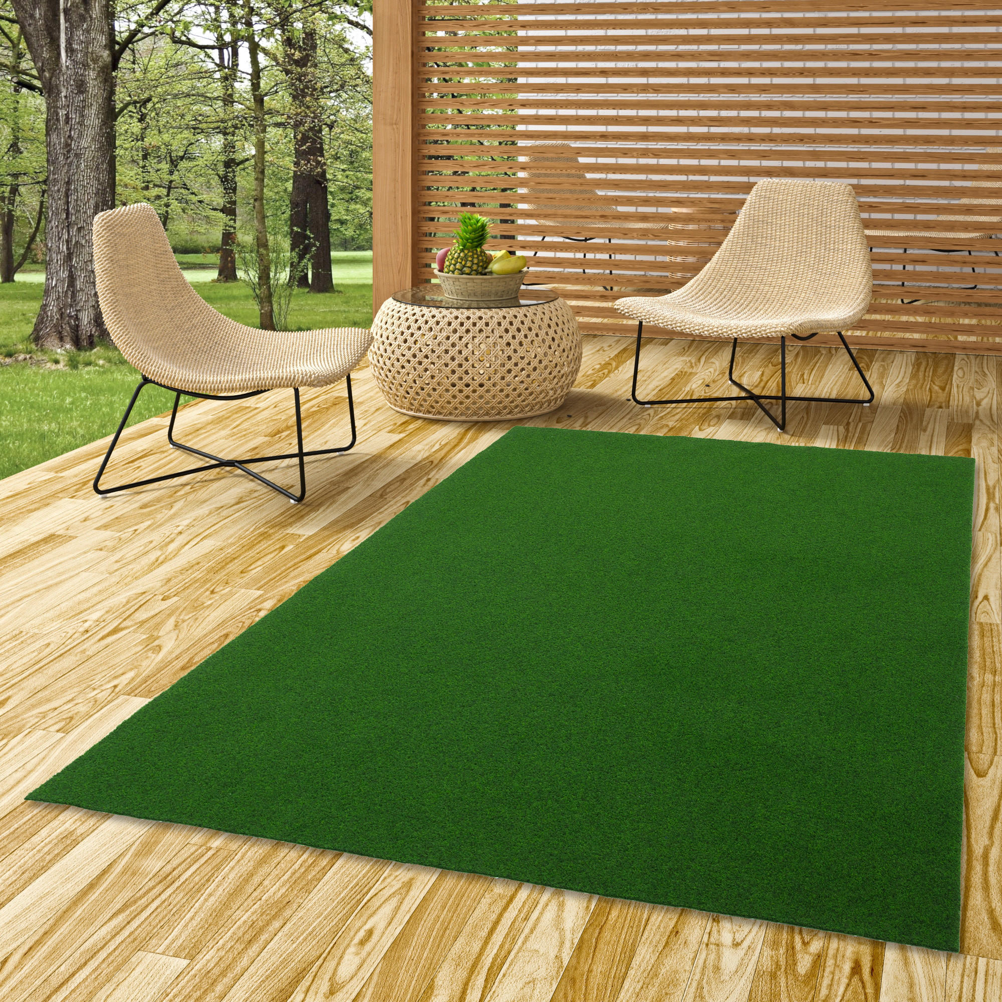 KUNSTRASEN RASENTEPPICH MIT NOPPEN KINGSTON - Hellgrün, Textil (200/500cm) - Snapstyle