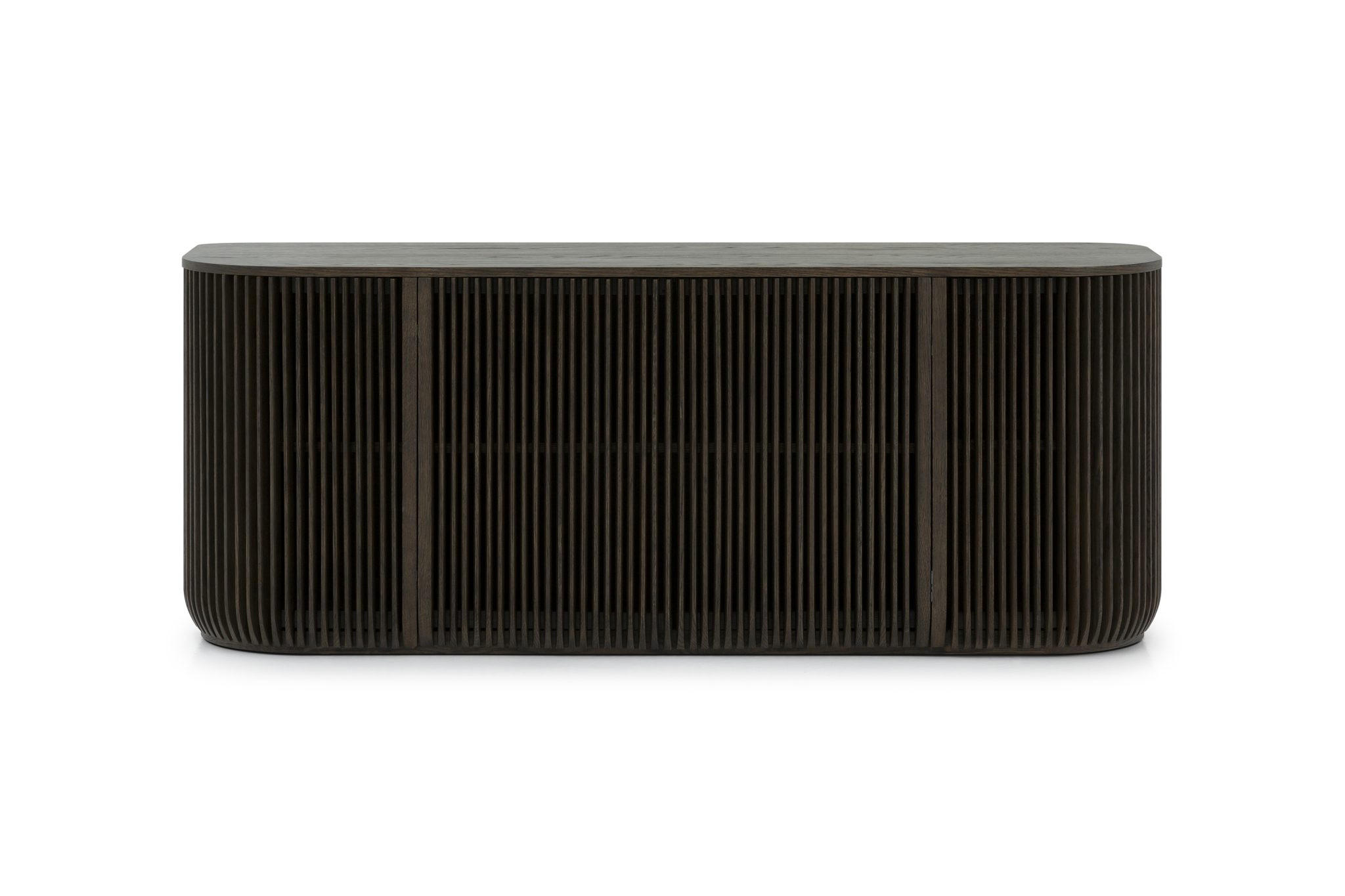 SIDEBOARD Franz, Braune Massiveiche - Braun, Holz (45/69/175cm) - WOODEK