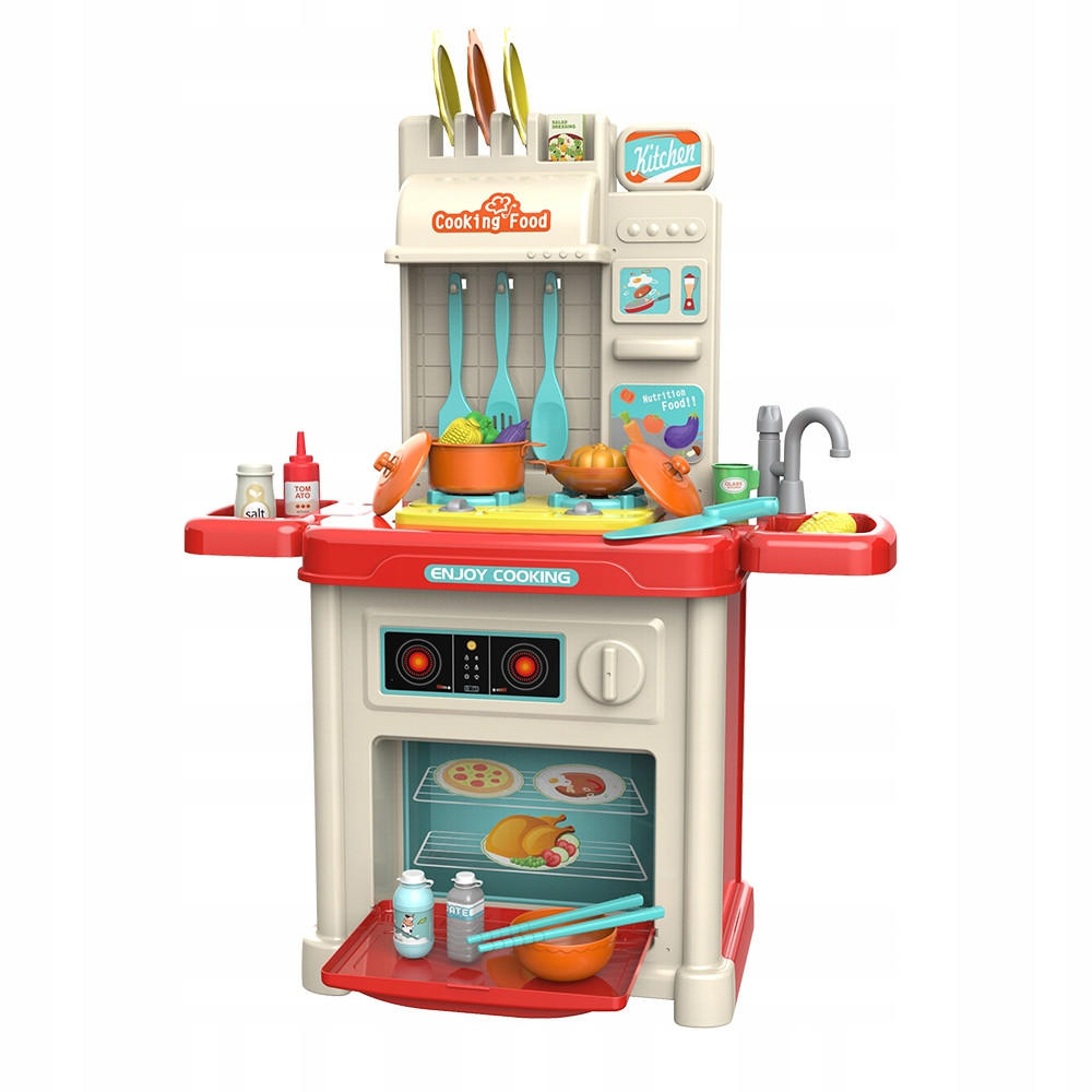 KINDERKÜCHE Spielküche mit Backofen - Multicolor, Kunststoff (24/56/73cm) - KRUMAD