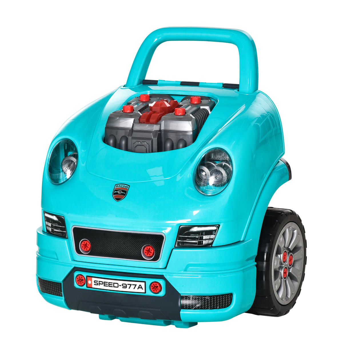 SPIELZEUG-LKW DE-18725 2-in-1 Mechaniker-Set mit Licht & Sound Blau - Blau, Kunststoff (39/47/40cm) - ComfortXL
