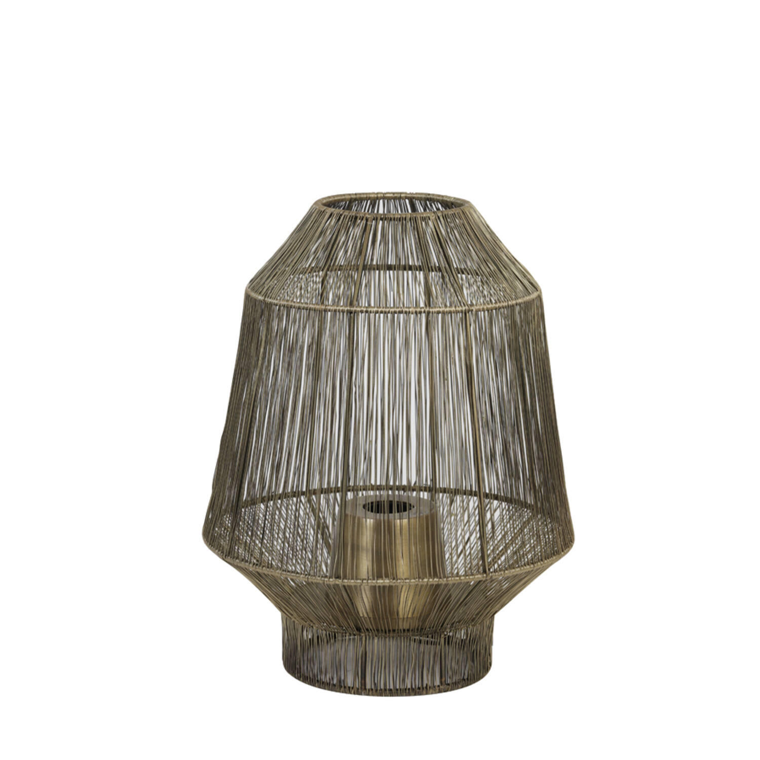 TISCHLAMPE Vitora Bronze Ø30/38 cm - Bronzefarben, Metall (30/30/38cm) - Light & Living