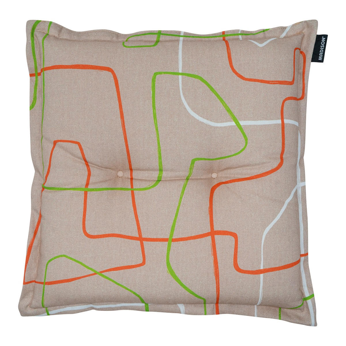 SITZKISSEN Joah 50/50 cm 4er-Set - Rot, Textil (50/5/50cm) - Madison