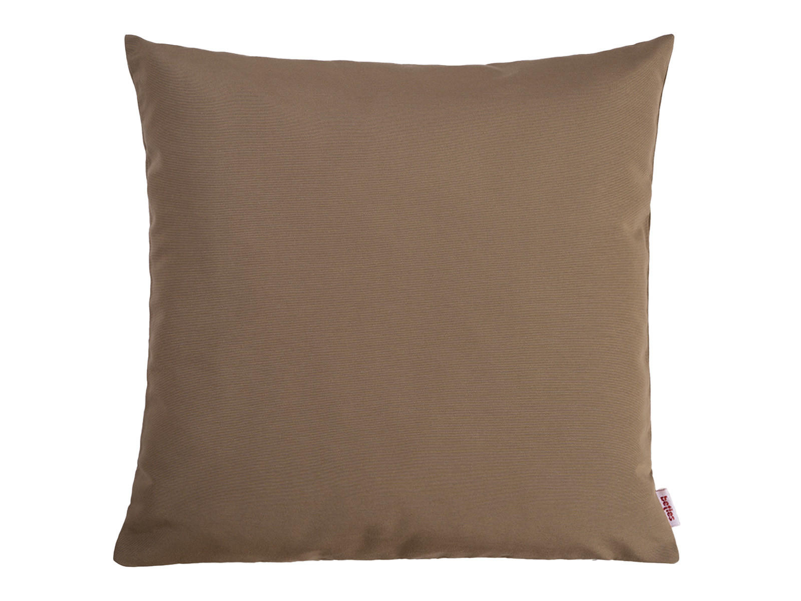 KISSENHÜLLE Wunschton deep-taupe 50/50 cm - Braun, Textil (50/50cm) - beties Heimtextil