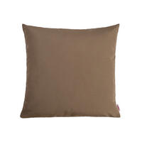 KISSENHÜLLE Wunschton deep-taupe 45/45 cm - Braun, Textil (45/45cm) - beties Heimtextil