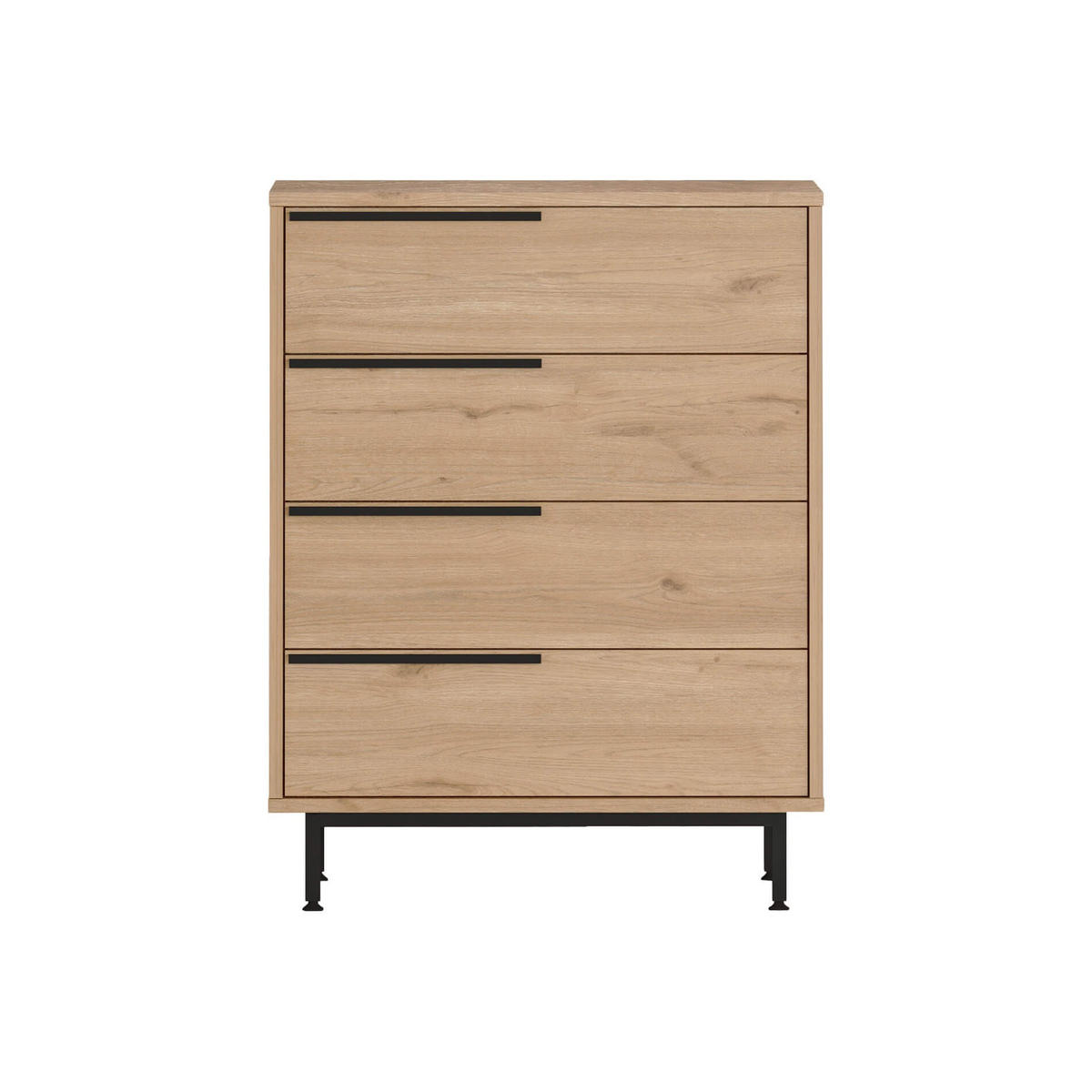 KOMMODE 75/44,5/95 cm - Braun, Holz (75/95/44.5cm) - Mobili Rebecca