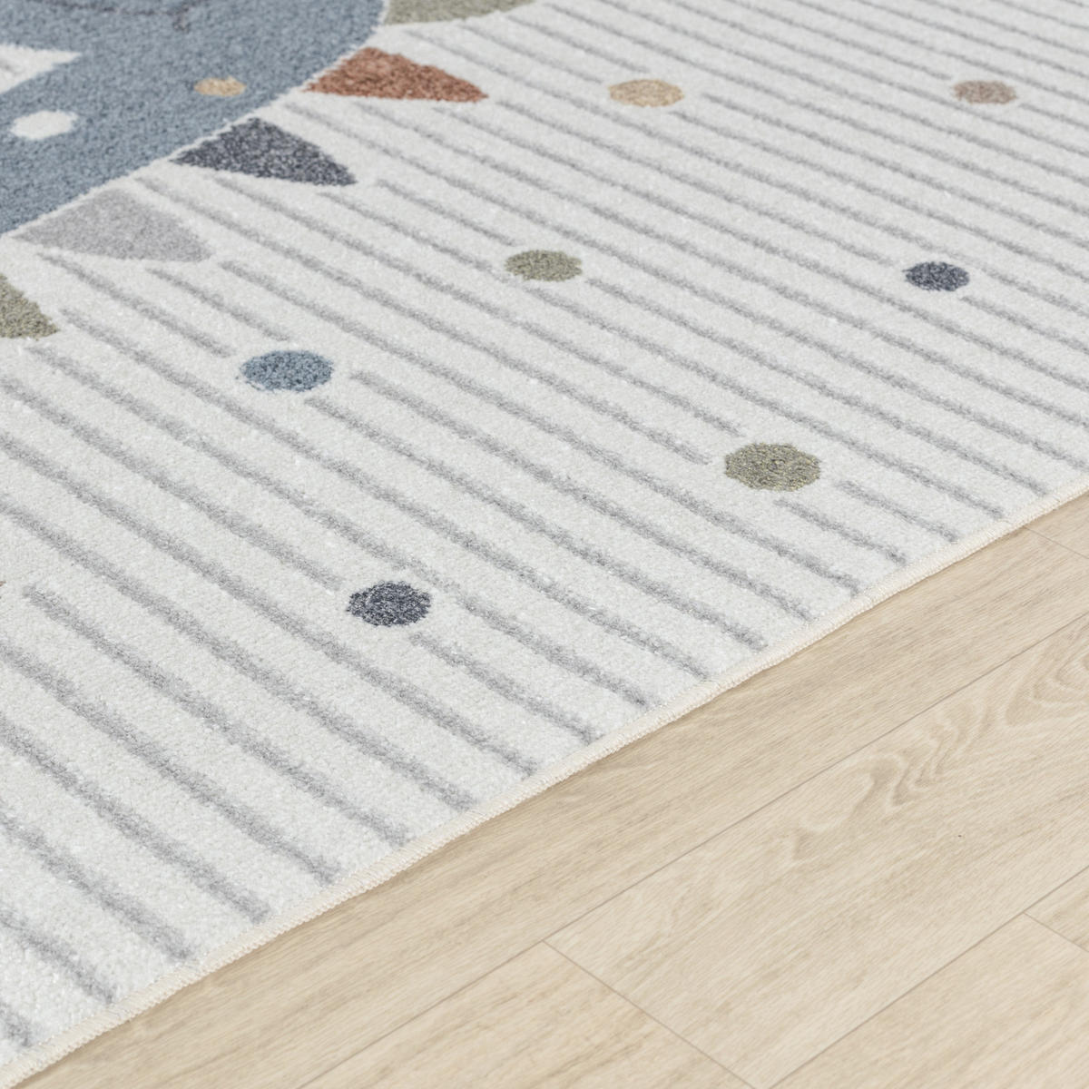 KINDERTEPPICH Maschinenwaschbar 120x170 cm Beige - Beige, Naturmaterialien/Textil (120/170cm) - LIVABLISS