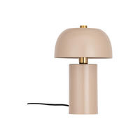 TISCHLAMPE - 26 cm x 26 cm - Metall - Beige - WINDY - Beige, Metall (26/26/39cm) - Vente-Unique