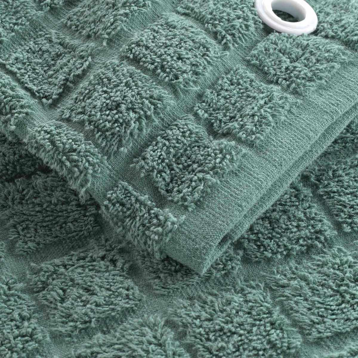 KÜCHENHANDTUCH Ardenia 50/50 cm - Grün, Naturmaterialien (50/50cm) - Douceur d´intérieur