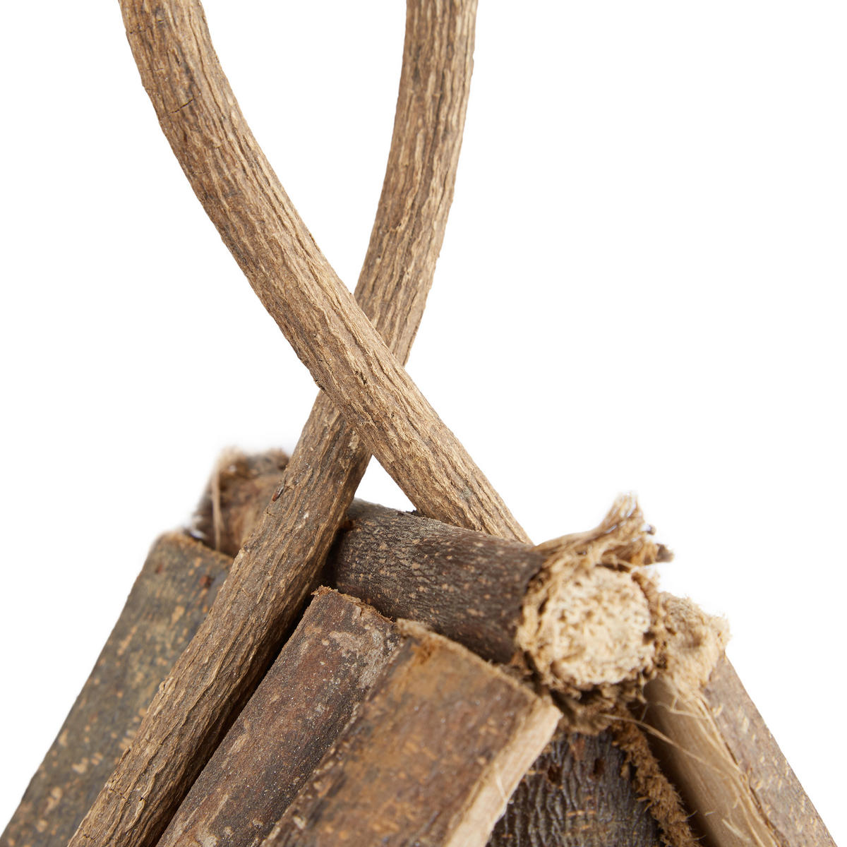 VOGELHAUS Deko - Braun, Holz (22/35/14cm) - Relaxdays