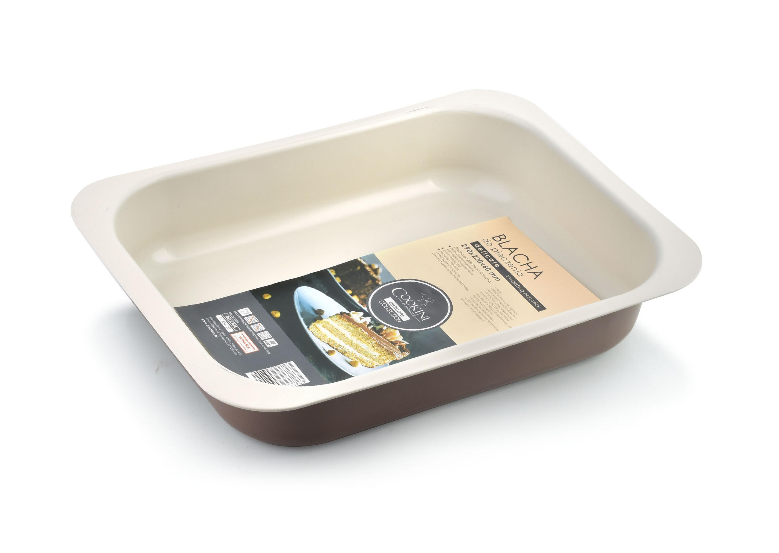 BACKBLECH Delicate Beige 29/22/6 cm Metall - Beige, Metall (22/6/29cm) - Mondex